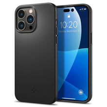 Заредете изображение във визуализатора на галерията – Spigen thin fit гръб за iphone 14 pro max black - TopMag
