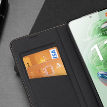 Заредете изображение във визуализатора на галерията – Dux Ducis Skin X2 Case For Xiaomi Redmi Note 12 5G / Poco X5 5G Cover Flip Wallet Stand Black
