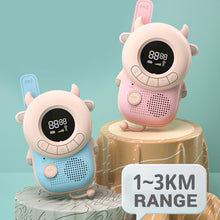 Заредете изображение във визуализатора на галерията – Walkie-talkie for children K22 Cow + Battery Charger + 8xRechargeable HR03/AAA 900mAh
