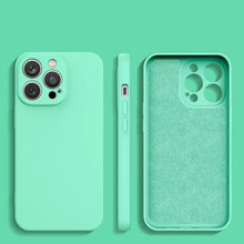 Заредете изображение във визуализатора на галерията – Silicone case for Samsung Galaxy S23 Ultra silicone cover mint green
