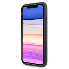 Заредете изображение във визуализатора на галерията – Original Case GUESS 4G Triangle Collection Hardcase GUHCN61PU4GHBK for Iphone 11 Grey
