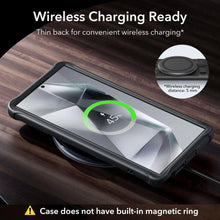 Заредете изображение във визуализатора на галерията – ESR Armor Kickstand case for Samsung Galaxy S24 Ultra - transparent and black
