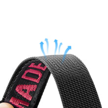 Заредете изображение във визуализатора на галерията – Dux Ducis Strap (Outdoor Version) strap for Apple Watch Ultra, SE, 8, 7, 6, 5, 4, 3, 2, 1 (49, 45, 44, 42 mm) nylon band bracelet black and red
