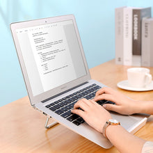 Заредете изображение във визуализатора на галерията – Ugreen adjustable stand laptop stand silver (LP230)

