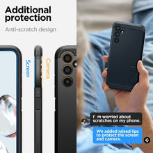 Заредете изображение във визуализатора на галерията – Futerał SPIGEN Tough Armor do SPIGEN A34 5G black
