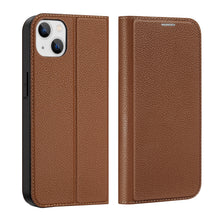Заредете изображение във визуализатора на галерията – Dux Ducis Skin X2 case for iPhone 14 Plus case with magnetic flap brown
