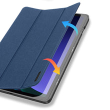 Заредете изображение във визуализатора на галерията – Dux Ducis Domo Samsung Galaxy Tab S9 FE case with stand - blue
