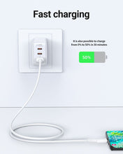 Заредете изображение във визуализатора на галерията – Acefast cable usb a to type c 3a c2-04 silicone silicone 1,2m white
