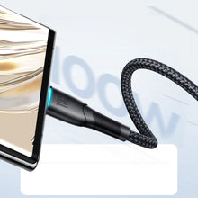 Заредете изображение във визуализатора на галерията – Joyroom Starry series SA32-AC6 100W USB-A / USB-C cable 1m - black

