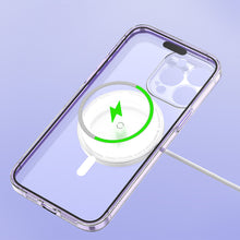 Заредете изображение във визуализатора на галерията – Baseus Crystal Magnetic Case for iPhone 14 Pro Max thin MagSafe cover + transparent glass
