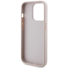 Заредете изображение във визуализатора на галерията – Guess 4G Metal Gold Logo case for iPhone 15 Pro - pink

