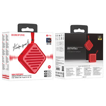 Заредете изображение във визуализатора на галерията – Borofone Portable Bluetooth Speaker BP16 Freedom red
