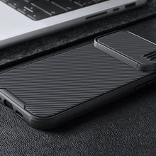 Заредете изображение във визуализатора на галерията – Nillkin CamShield S Case for iPhone 14 Pro Max armored cover camera cover green
