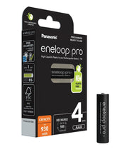 Заредете изображение във визуализатора на галерията – Rechargeable Batteries Panasonic Eneloop PRO HR03/AAA 930mAh - 4pcs blister pack
