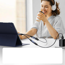 Заредете изображение във визуализатора на галерията – Joyroom SY-C03 USB-C to 2x USB-C 2in1 DAC adapter - black
