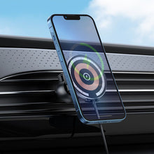 Заредете изображение във визуализатора на галерията – HOCO car holder with wireless charging automatic 15W CW42 black
