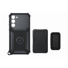 Заредете изображение във визуализатора на галерията – Samsung Rugged Gadget Case for Samsung Galaxy S23+ Rugged Cover Ring Holder Stand Gray (EF-RS916CBEGWW)
