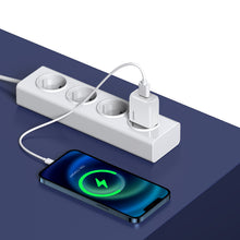 Заредете изображение във визуализатора на галерията – Joyroom USB wall charger 2,1 A white (L-1A101)
