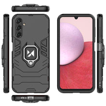 Заредете изображение във визуализатора на галерията – Wozinsky Ring Armor case for Samsung Galaxy A14 armored cover magnetic holder ring black
