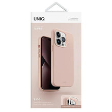 Заредете изображение във визуализатора на галерията – Uniq case Lino iPhone 14 Pro 6.1" pink/pink blush
