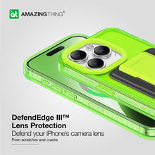 Заредете изображение във визуализатора на галерията – Amazing Thing Titan Pro Neon Mag Wallet Case IP156.7PTWGN for Iphone 15 Pro Max green with stand
