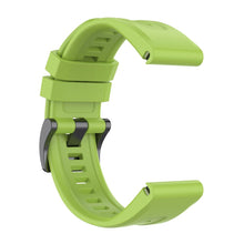 Заредете изображение във визуализатора на галерията – Wristband for smartwatch Garmin FENIX 3 / 3HR / 5X / 6X / 6X PRO / 7X / 7X PRO green (1)
