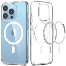 Заредете изображение във визуализатора на галерията – Clear Mag Cover case compatible with MagSafe for IPHONE 15 PRO
