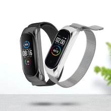 Заредете изображение във визуализатора на галерията – Replacement Metal Wristband Magnetic Bracelet Strap For Xiaomi Mi Band 6 / Mi Band 5 / Mi Band 4 / Mi Band 3 Gold Pink
