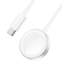 Заредете изображение във визуализатора на галерията – HOCO wireless charger Type C for Apple Watch 3W CW39C white

