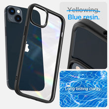 Заредете изображение във визуализатора на галерията – Spigen ultra hybrid гръб за iphone 14 matte black - TopMag
