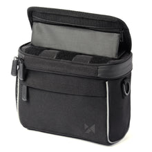 Заредете изображение във визуализатора на галерията – Wozinsky bicycle handlebar bag bike shoulder bag black (WBHBB-01)
