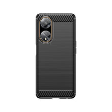 Заредете изображение във визуализатора на галерията – Flexible case with a carbon pattern for Oppo A98 5G Carbon Case - black

