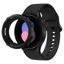 Заредете изображение във визуализатора на галерията – Spigen liquid air case for samsung galaxy watch 4 / 5 ( 40 mm ) matte black - TopMag
