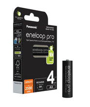 Заредете изображение във визуализатора на галерията – Rechargeable Batteries Panasonic Eneloop PRO HR6/AA 2500mAh - 4pcs blister pack
