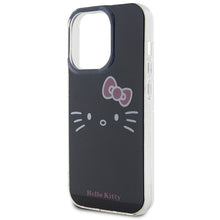Заредете изображение във визуализатора на галерията – Original Case HELLO KITTY hardcase IML Kitty Face HKHCP15LHKHLK for Iphone 15 Pro black
