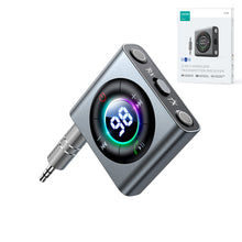 Заредете изображение във визуализатора на галерията – Joyroom Bluetooth AUX transmitter (transmitter / receiver) for car, TV gray (JR-CB2)
