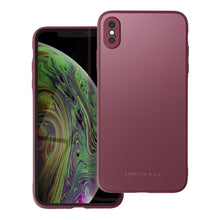 Заредете изображение във визуализатора на галерията – Roar matte glass гръб за iphone xs max claret
