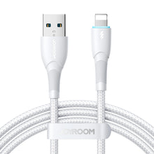 Заредете изображение във визуализатора на галерията – Joyroom Starry Series SA32-AL3 3A USB-A / Lightning cable 1m - white

