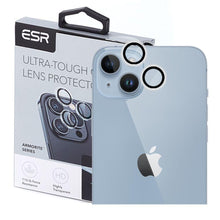 Заредете изображение във визуализатора на галерията – TEMPERED GLASS ESR CAMERA LENS IPHONE 15 / 15 PLUS CLEAR
