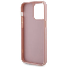 Заредете изображение във визуализатора на галерията – Original Case GUESS Rhinestone Triangle hardcase GUHCP14XHDGTPP for Iphone 14 Pro Max pink
