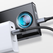 Заредете изображение във визуализатора на галерията – Baseus Amblight powerbank 65W 30000mAh Overseas Edition white (PPLG000102)
