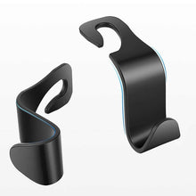 Заредете изображение във визуализатора на галерията – Hanger / hook / organizer for shopping on the headrest hm-585 black - TopMag
