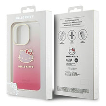 Заредете изображение във визуализатора на галерията – Original Case HELLO KITTY hardcase IML Gradient Electrop
Kitty Head HKHCP14LHDGKEP for Iphone 14 Pro pink
