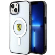Заредете изображение във визуализатора на галерията – Ferrari FEHMP14MURKT iPhone 14 Plus 6.7" clear/transparent hardcase Outline Magsafe
