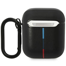 Заредете изображение във визуализатора на галерията – BMW BMA222PVTK AirPods 1/2 cover black/black Leather Curved Line

