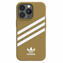 Заредете изображение във визуализатора на галерията – Adidas OR Moulded PU iPhone 13 Pro Max 6,7" beżowo-złoty/beige-gold 47807
