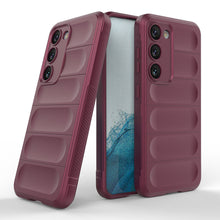 Заредете изображение във визуализатора на галерията – Magic Shield Case for Samsung Galaxy S23+ flexible armored cover burgundy
