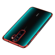 Заредете изображение във визуализатора на галерията – Clear Color Case Gel TPU Electroplating frame Cover for Xiaomi Redmi 9 red
