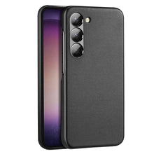 Заредете изображение във визуализатора на галерията – Dux Ducis Grit case for Samsung Galaxy S23 elegant cover made of artificial leather MagSafe black
