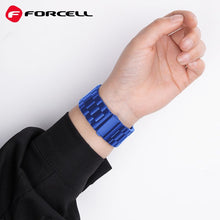 Заредете изображение във визуализатора на галерията – FORCELL F-DESIGN FA10 strap for Apple Watch 38/40/41mm blue
